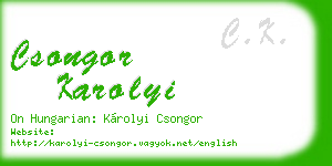 csongor karolyi business card